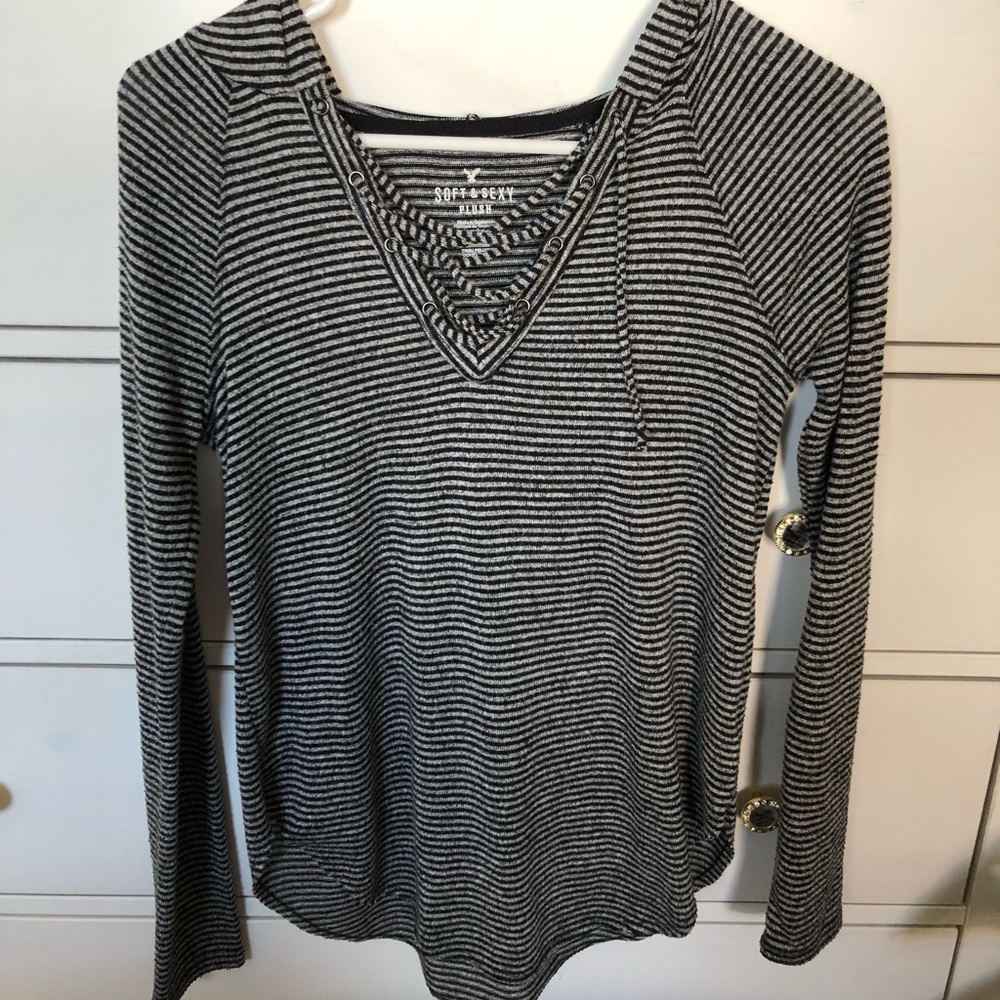 Long sleeve striped tee